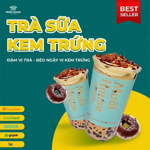 Top 10 Trà Sữa Kem Trứng Muối Ngon, Béo, Hấp Dẫn Nhất Hiện Nay