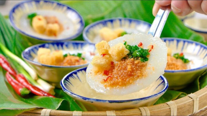 Bánh bèo truyền thống nhỏ nhắn hấp dẫn