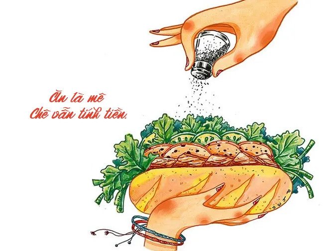 Bánh mì kẹp đầy đặn, hấp dẫn, sẵn sàng phục vụ