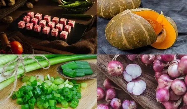 Bí đỏ và thịt bò kết hợp tạo nên món canh dinh dưỡng