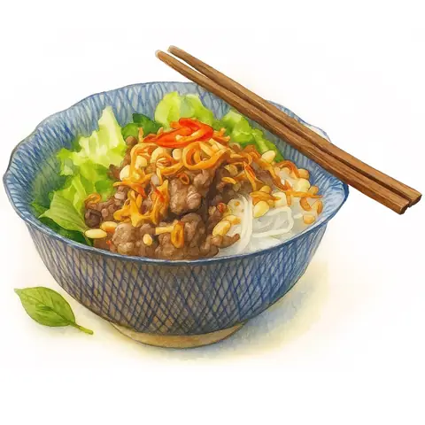 Bún Bò Nam Bộ: Hướng Dẫn Công Thức Đầy Đủ Nhất
