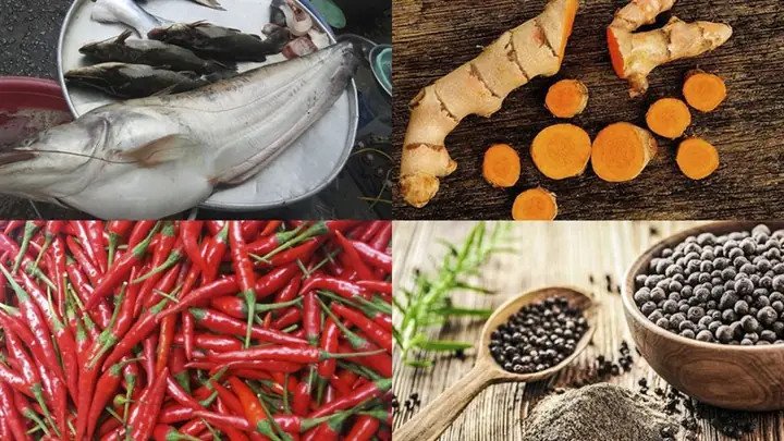 Cá leo tươi ngon được chế biến thành món kho nghệ đậm đà