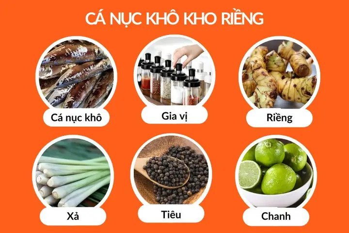 Các bước chế biến cá nục kho riềng