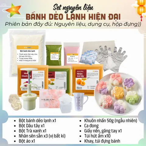 Các Loại Nhân Bánh Dẻo Lạnh Đáng Dùng Thử