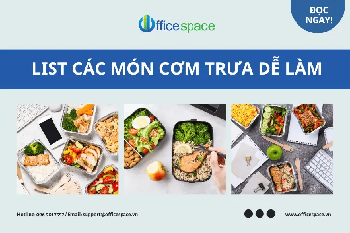 Thực Đơn Cơm Trưa Văn Phòng: 7 Ngày Đa Dạng & Dễ Làm
