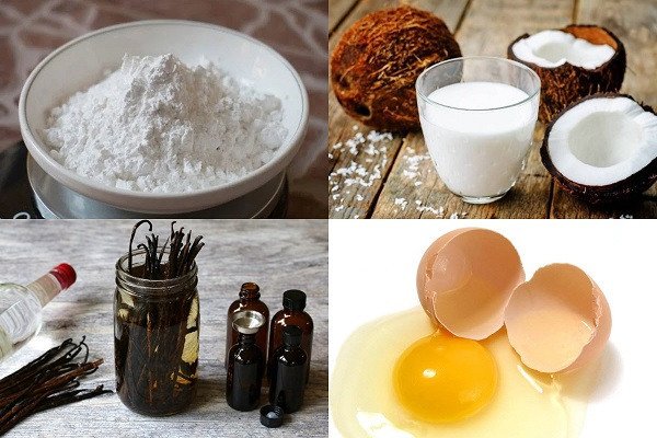 cách làm bánh tai yến - nguyên liệu cho công thức bột năng