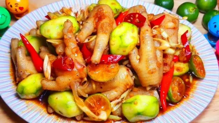 Cách Làm Chân Gà Ngâm Sả Tắc Cóc Non Chuẩn Vị Tại Nhà