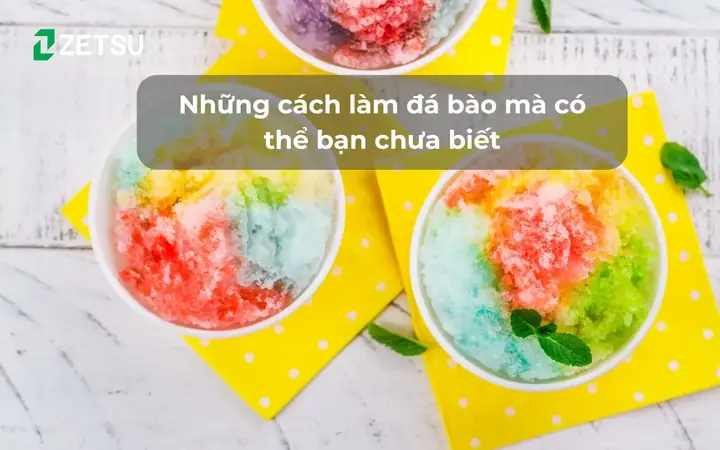 Cách Làm Đá Bào Mật Trái Cây Tại Nhà Đơn Giản Và Tự Nhiên
