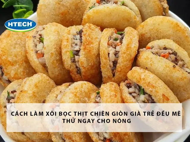 Cách Làm Xôi Bọc Thịt Chiên Giòn Tại Nhà Đơn Giản, Thơm Ngon