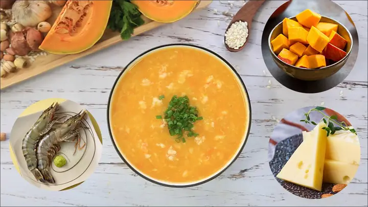 Hướng Dẫn Nấu Cháo Tôm Bí Đỏ Phô Mai Cho Bé: Công Thức Dinh Dưỡng, Dễ Làm