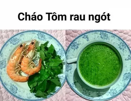 Cách Nấu Cháo Tôm Với Rau Mồng Tơi Cho Bé Ăn Dặm