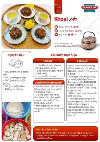 Cách Nấu Khoai Xéo Bằng Khoai Tươi: Quy Trình Đơn Giản, Thơm Ngon