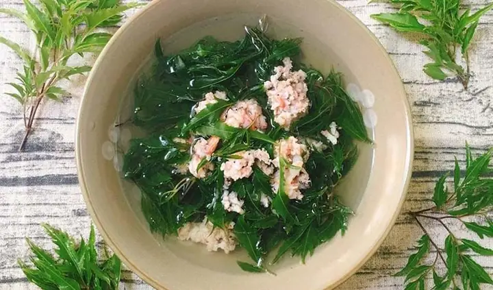 Cách Nấu Lá Đinh Lăng Trị Tắc Tia Sữa