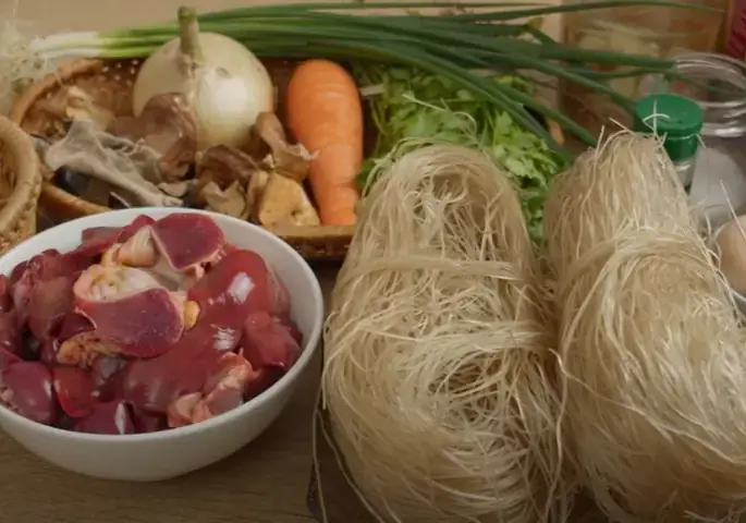 Cách Nấu Miến Lòng Gà Nấm Hương Chuẩn Vị Tại Nhà