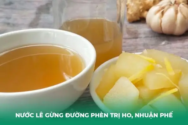 Cách Nấu Nước Lê Gừng Trị Ho Hiệu Quả Tại Nhà