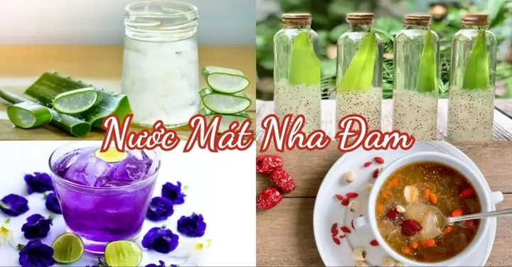 Nước Mát Nha Đam Thanh Lọc Cơ Thể: 4 Công Thức Nấu Đơn Giản Tại Nhà