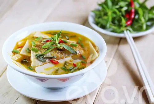 Cảnh dấm cá miền Bắc thơm ngon hấp dẫn