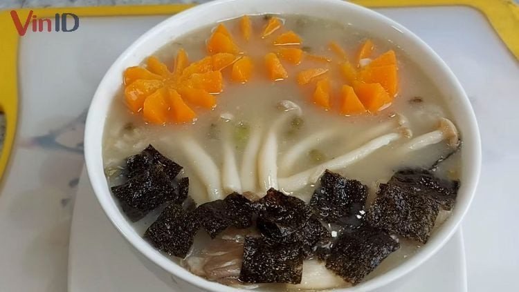 Cháo chay đậu xanh thanh nhiệt