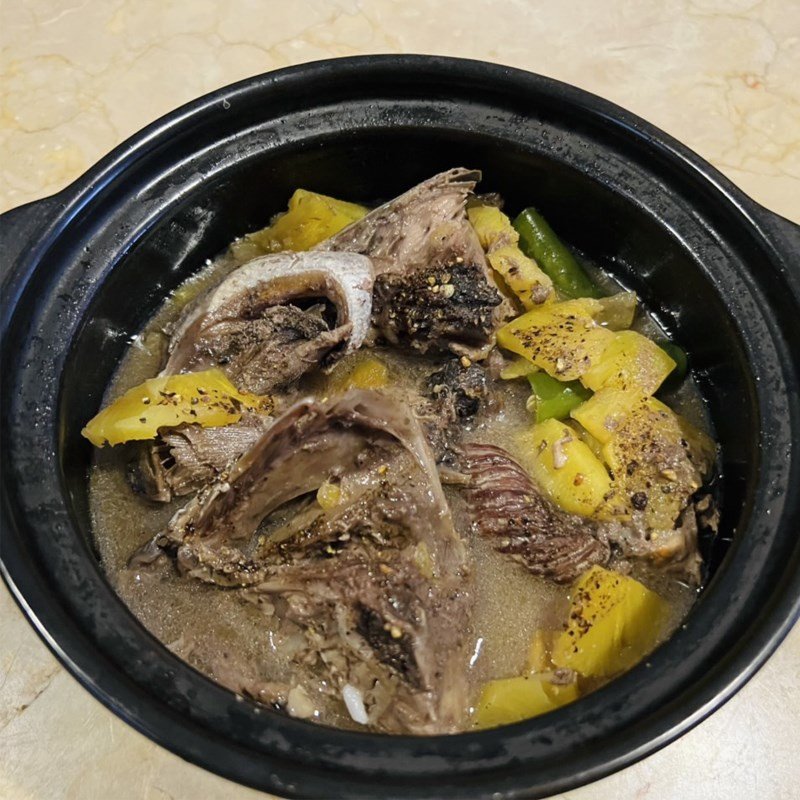 đầu cá ngừ kho thơm thành phẩm
