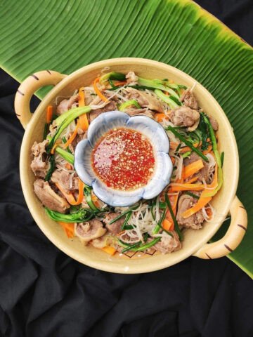 Đĩa hủ tiếu xào thơm ngon với sợi bánh tơi, không bị dính