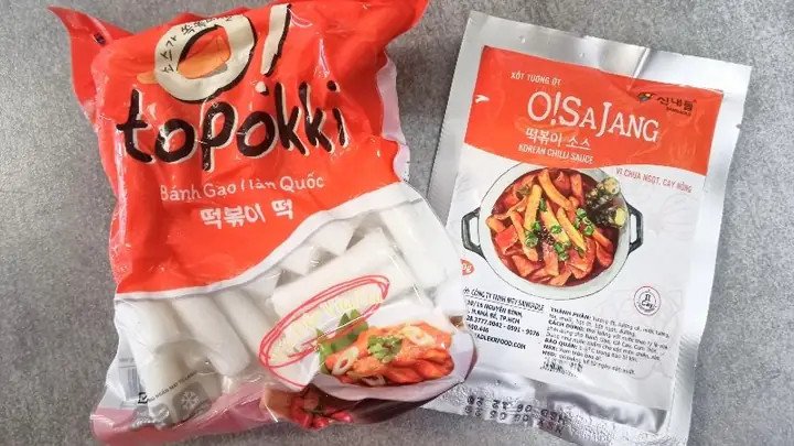 Đông Lạnh Tokbokki Đã Nấu Để Lưu Trữ Dài Lâu