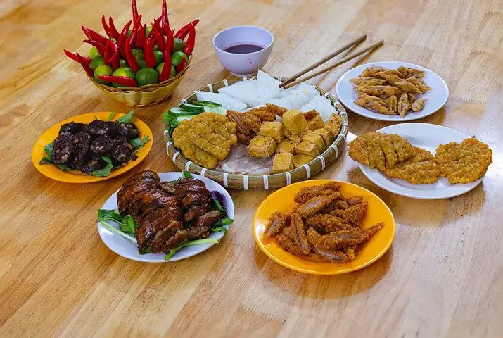 Hình ảnh minh họa bún đậu mắm tôm Tiến Hải