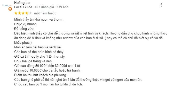 Hình ảnh minh họa khách hàng đang ăn mì gà tần