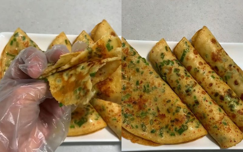 Hoàn thành món bánh bột mì rán mặn thơm ngon hấp dẫn