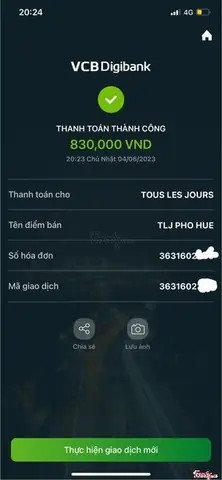 Không gian quán TOUS les JOURS Phố Huế