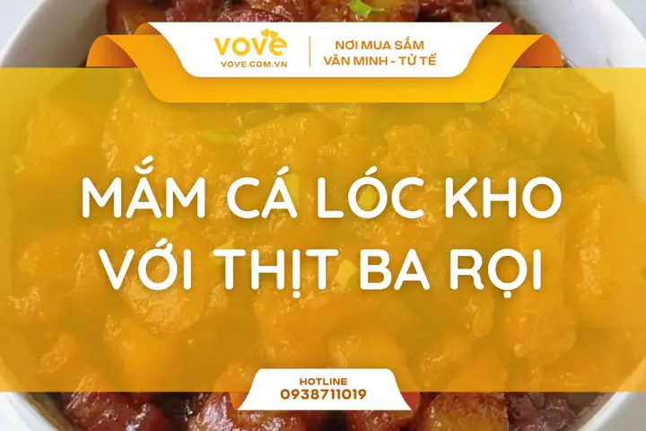 Cách Làm Mắm Cá Lóc Kho Thịt Ba Rọi Chuẩn Vị Miền Tây