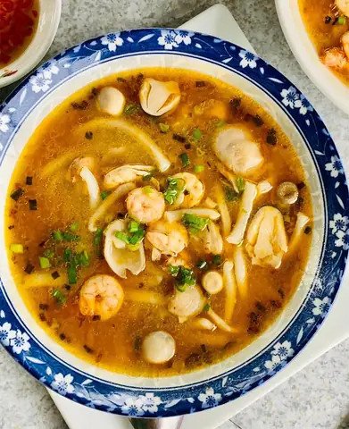 Minh họa món bánh canh tép thơm ngon