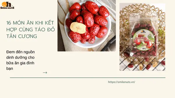 Táo Đỏ Khô Vào Bếp: 16 Món Ăn Ngon, Bổ Dưỡng Dễ Làm