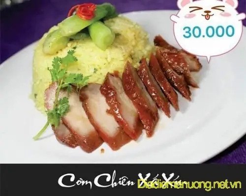 Một góc quán Cơm Xá Xíu Vĩnh Tâm