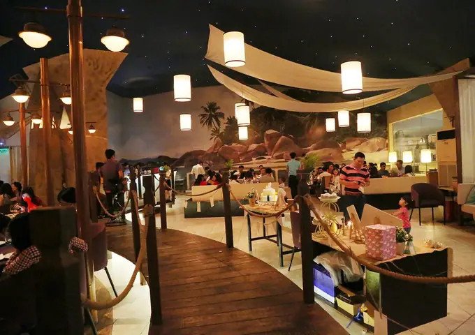 Nhà hàng NS Bến Thuyền có không gian phù hợp cho nhiều dịp