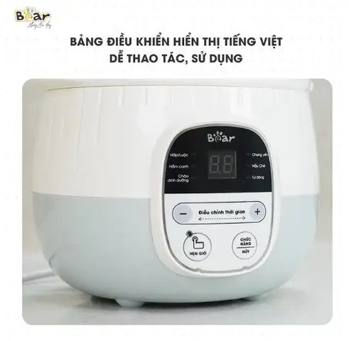 Nồi nấu cháo chậm Bear SUBE001