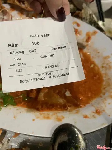 Phong Cua 2 Bình Quới - Cận cảnh món ăn