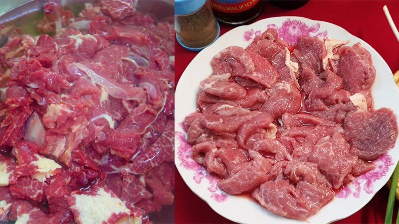 Sơ chế thịt trâu đúng cách để thịt mềm khi xào