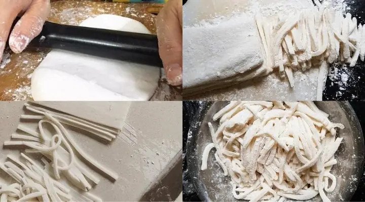 Sơ chế tôm và các nguyên liệu khác