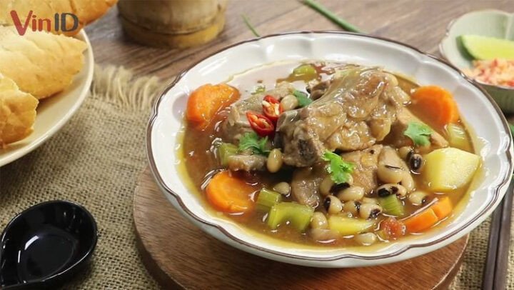Sườn non nấu đậu