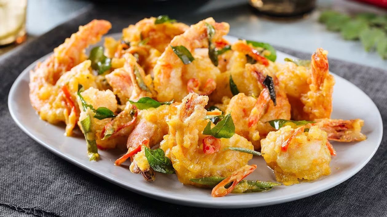 tôm sốt trứng muối ngon