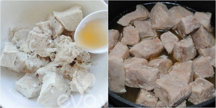 Ướp thịt làm ruốc cho đậm đà