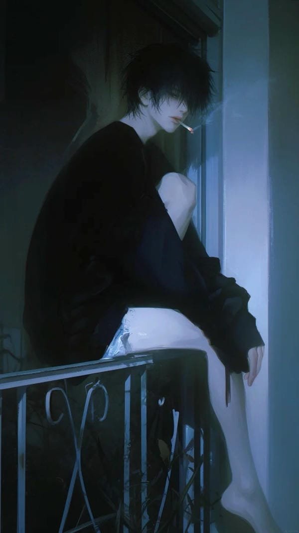ảnh anime buồn nam 1