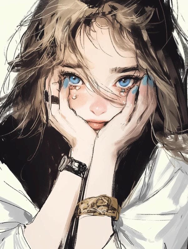 ảnh anime buồn nữ 5