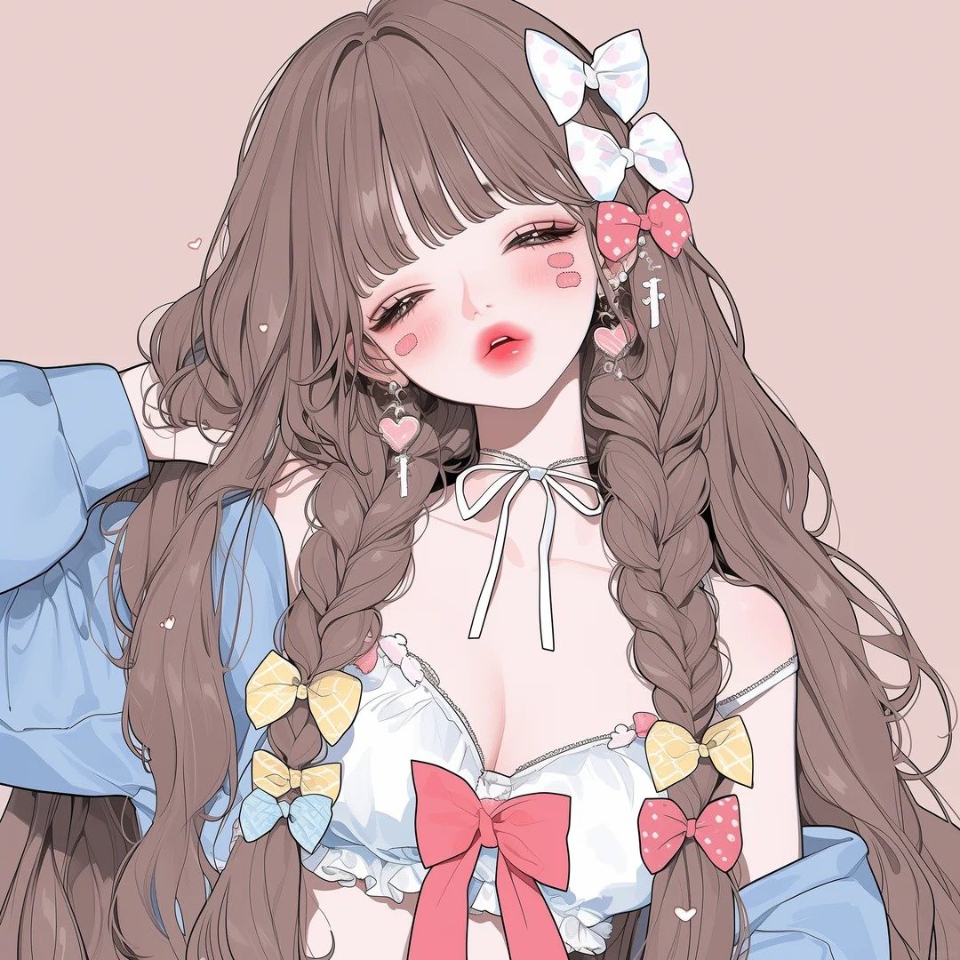 ảnh gái anime to tròn 18