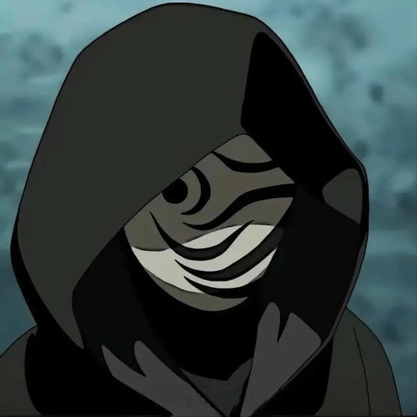 ảnh obito trắng đen