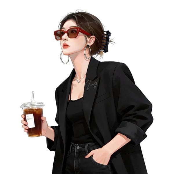 hình ảnh avatar cá tính nữ anime
