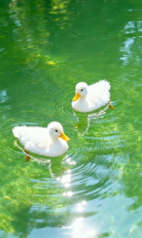 hình ảnh con vịt cute