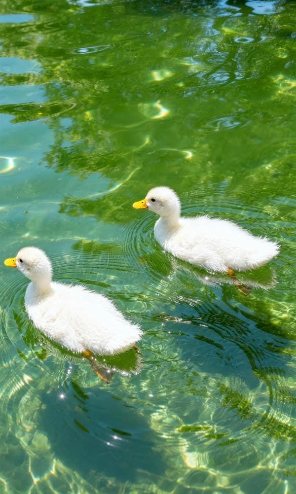 hình ảnh con vịt vàng cute