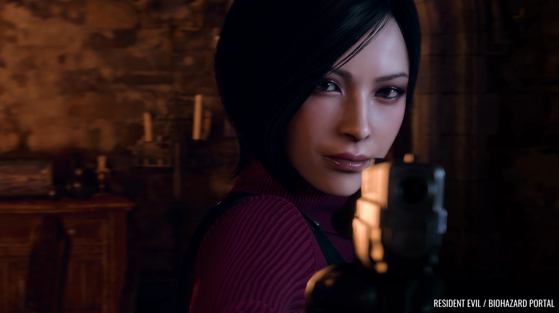 Ada en el juego *Resident Evil 4: Remake*