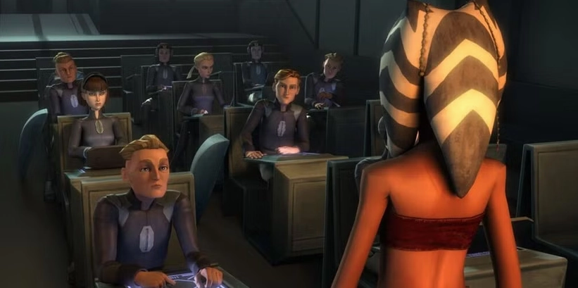 Ahsoka Tano Là Ai: Giải Mã Hành Trình Của Cựu Padawan Jedi Trong Star Wars Ahsoka Tano đứng trước một lớp học đầy học sinh